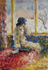 1878 Момиче на прозореца 36 27 